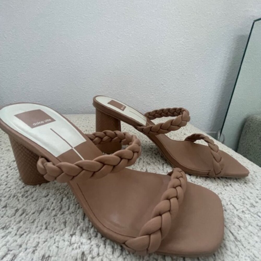 Dolce Vita "Paily" Cream Braided Sandal